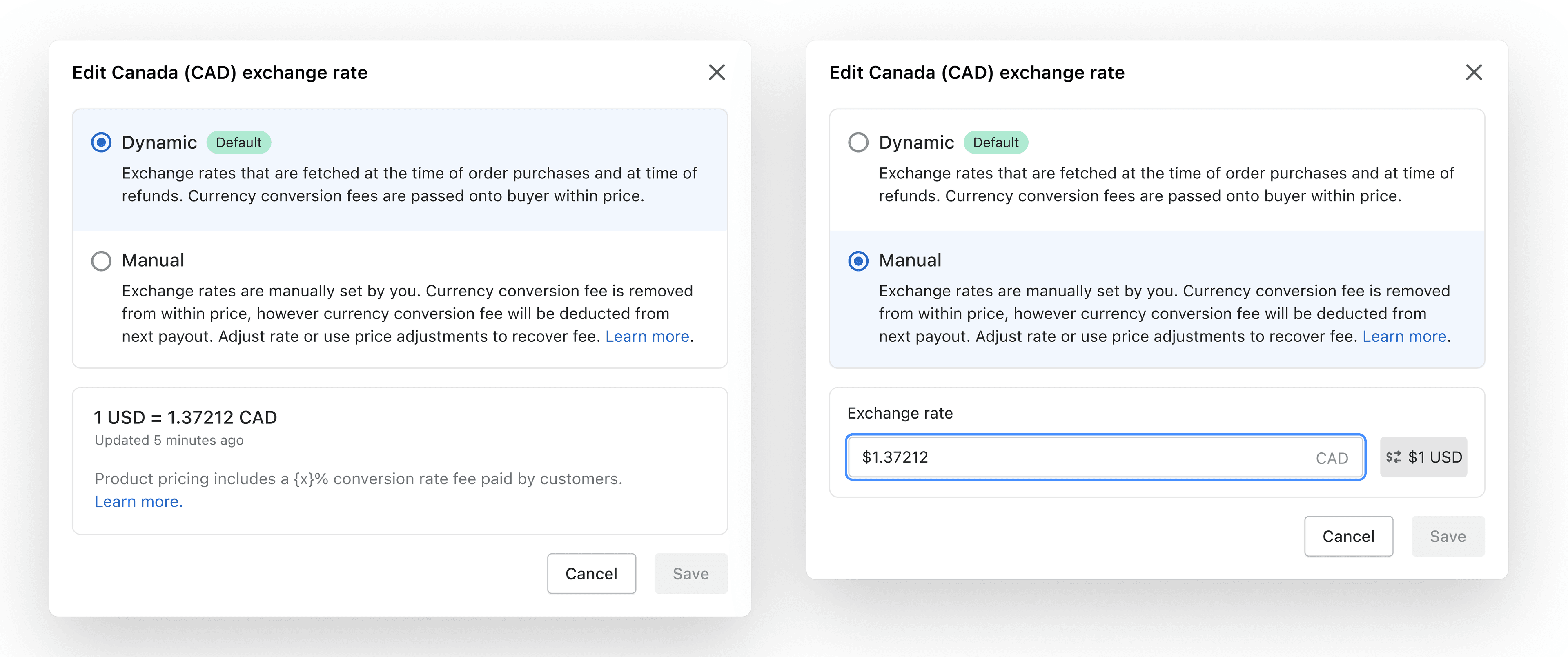 Shopify cross-border commerce and exchange rate experience