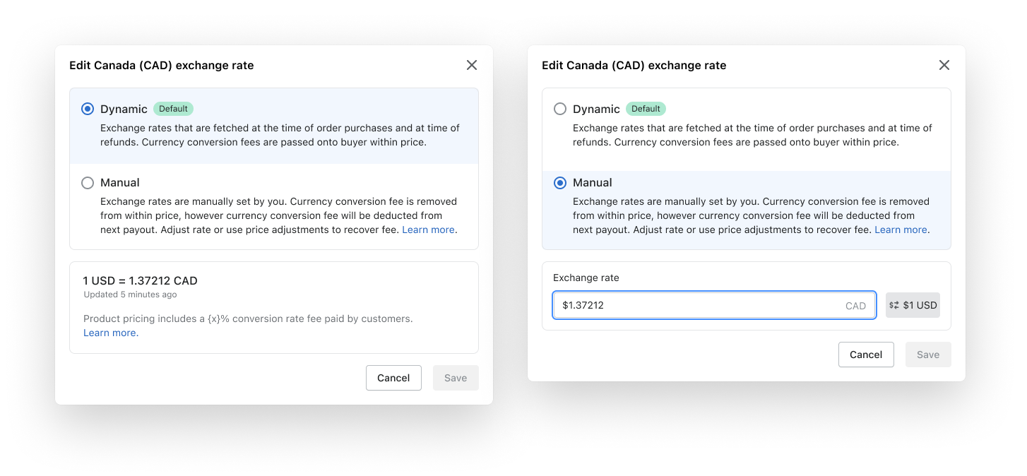 FX Modal